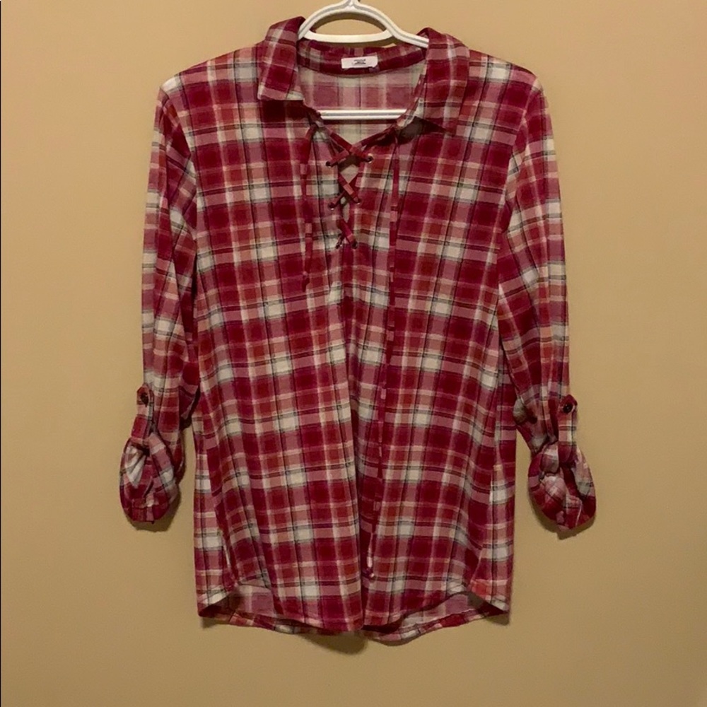 Red flannel shirt